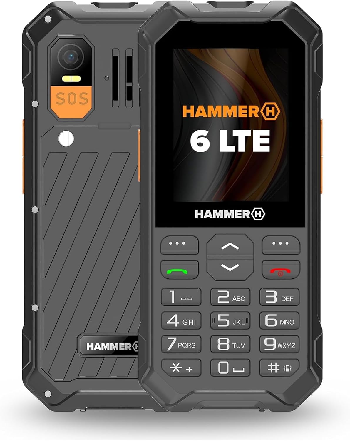 Hammer 6 LTE Rugged Button Phone