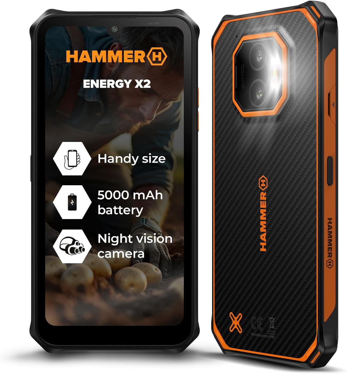 HAMMER Energy X2 4G 12GB/128GB Rugged Smartphone