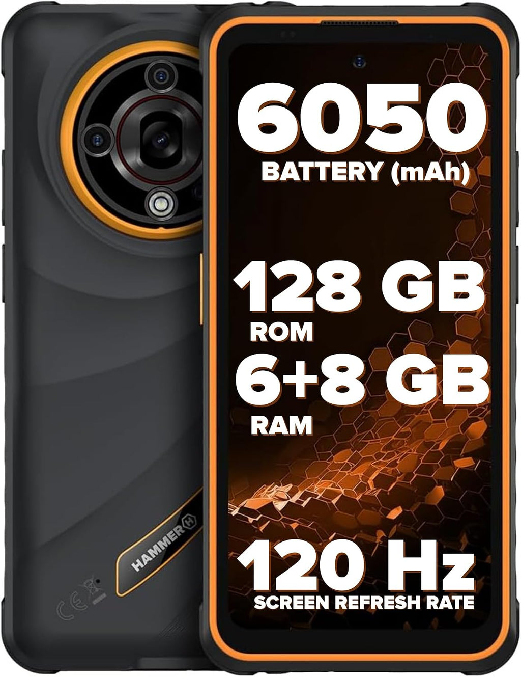HAMMER Iron 6 / 5G / 14GB/128GB Rugged Smartphone