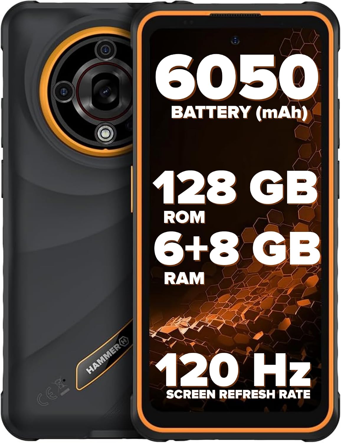 HAMMER Iron 6 / 5G / 14GB/128GB Rugged Smartphone