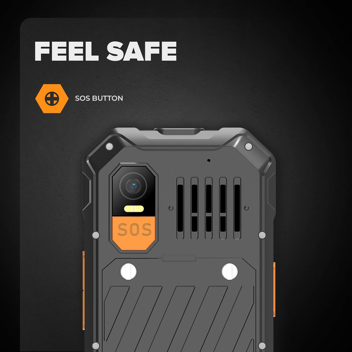 Hammer 6 LTE Rugged Button Phone