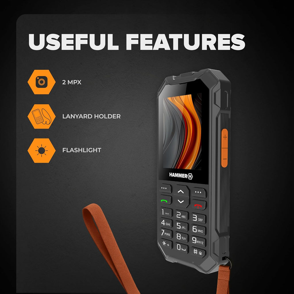 Hammer 6 LTE Rugged Button Phone