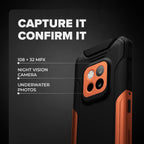 HAMMER Construction 2 Thermal 5G 8 + 8GB/256GB Rugged Smartphone, 6500mAh Battery, 108MP Thermal Camera, 6.58" 120Hz Display