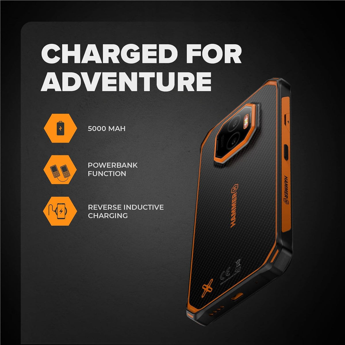 HAMMER Energy X2 4G 12GB/128GB Rugged Smartphone