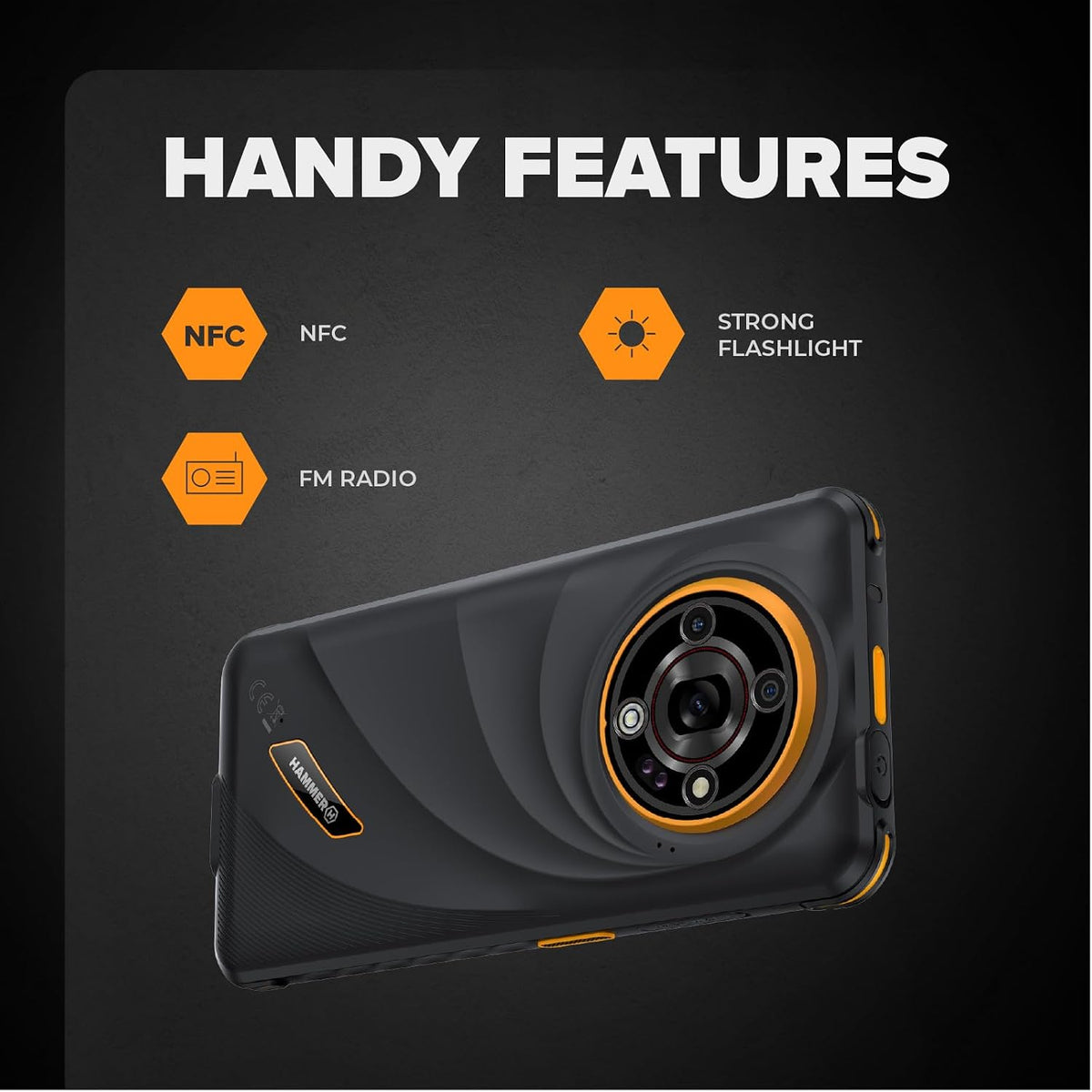 HAMMER Iron 6 / 5G / 14GB/128GB Rugged Smartphone
