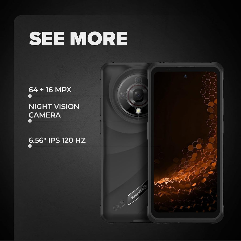 HAMMER Iron 6 / 5G / 14GB/128GB Rugged Smartphone
