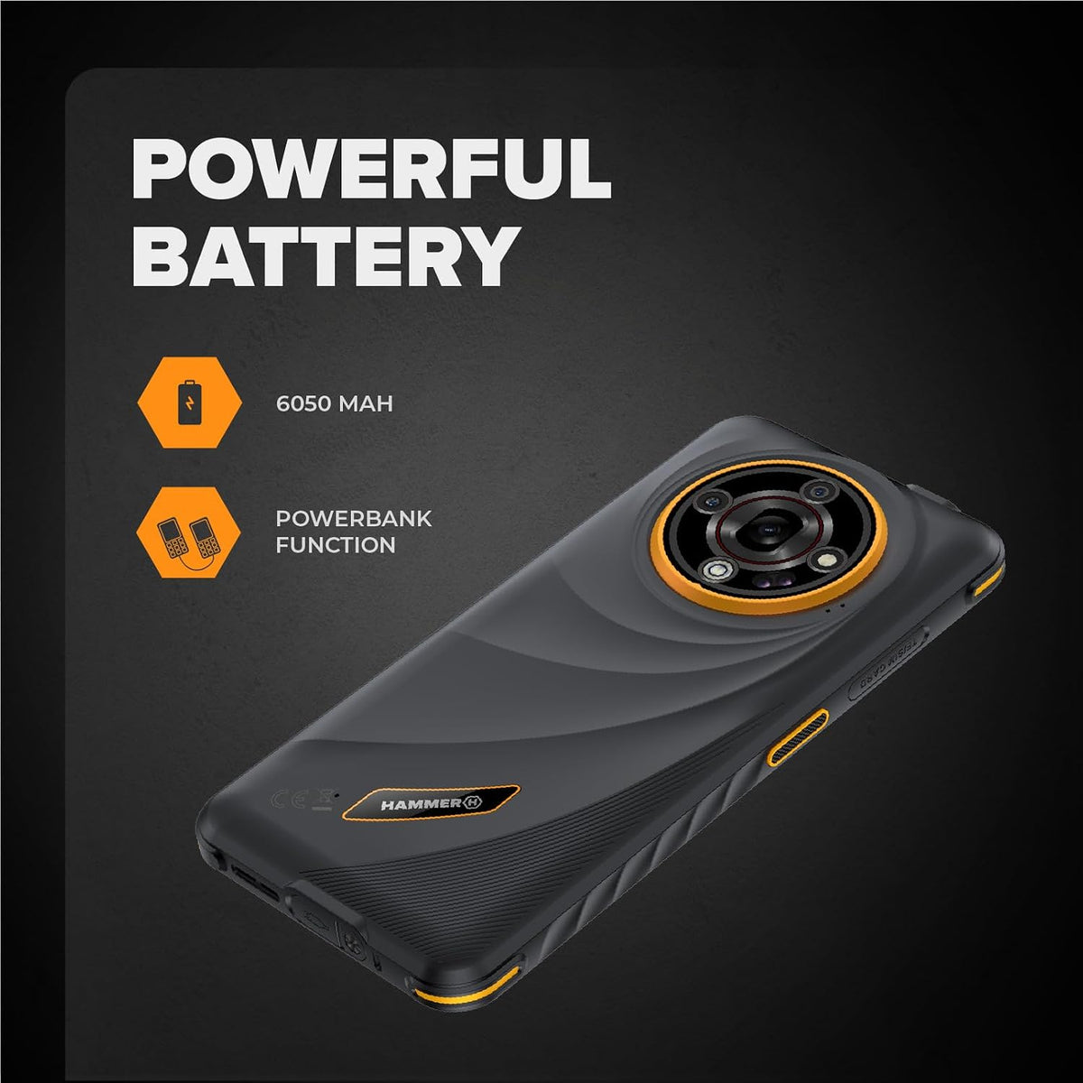 HAMMER Iron 6 / 5G / 14GB/128GB Rugged Smartphone