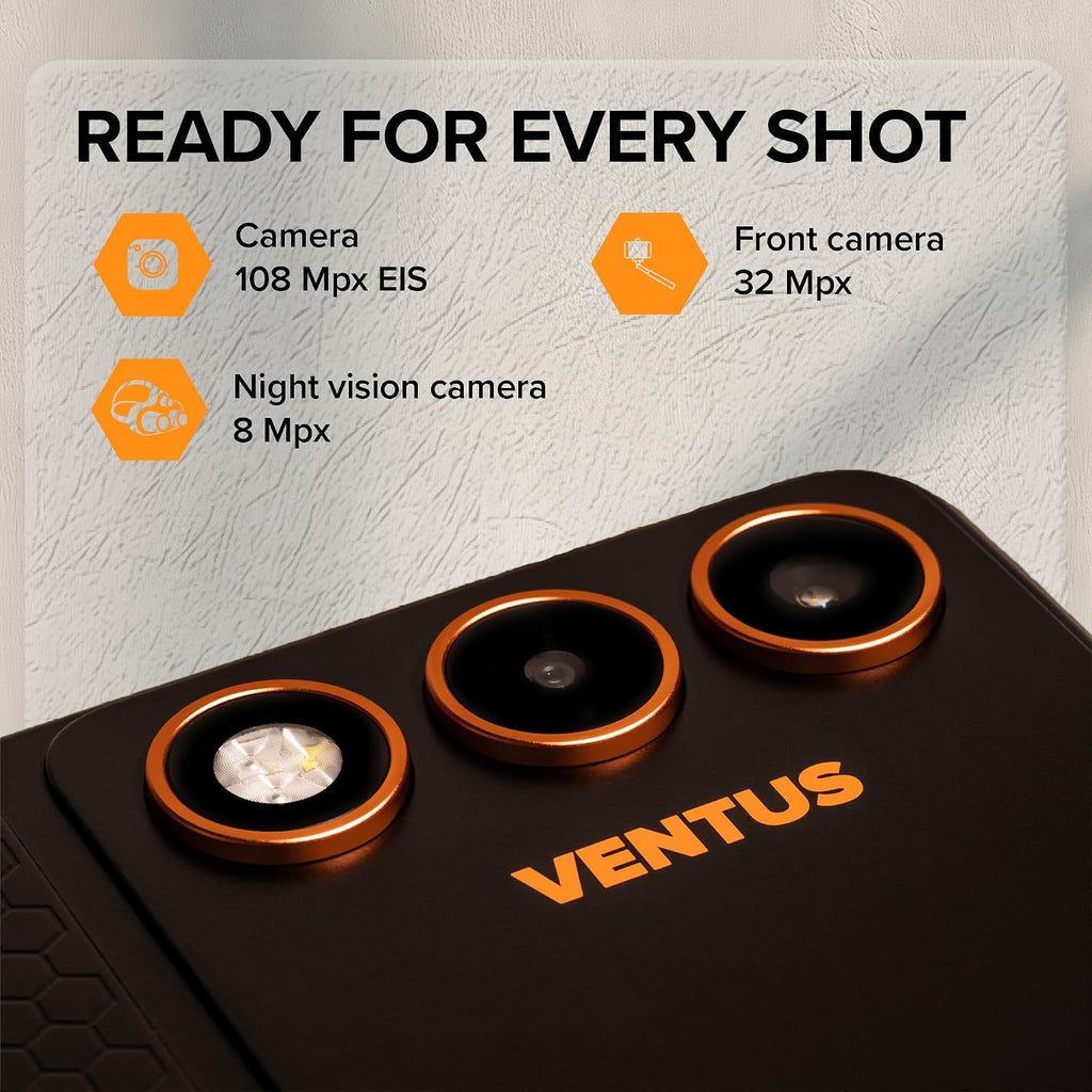 HAMMER VENTUS 5G, 256GB Slim Rugged Smartphone