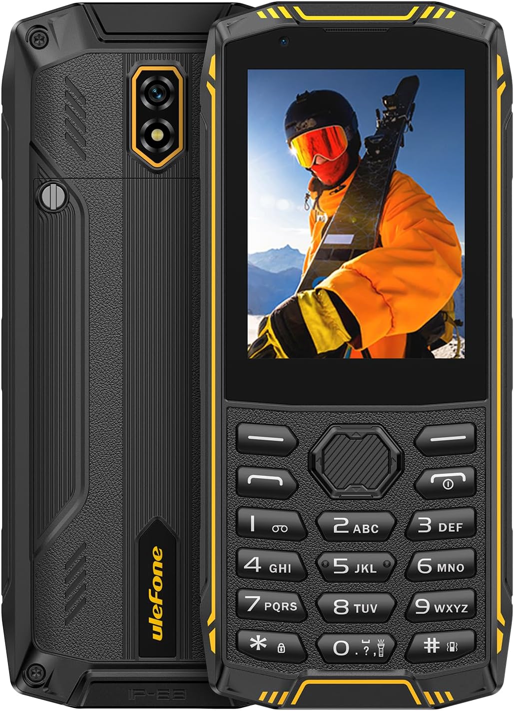 Ulefone Armor Mini 5 Rugged Feature Phone with WhatsApp,2.8'' Touch Screen