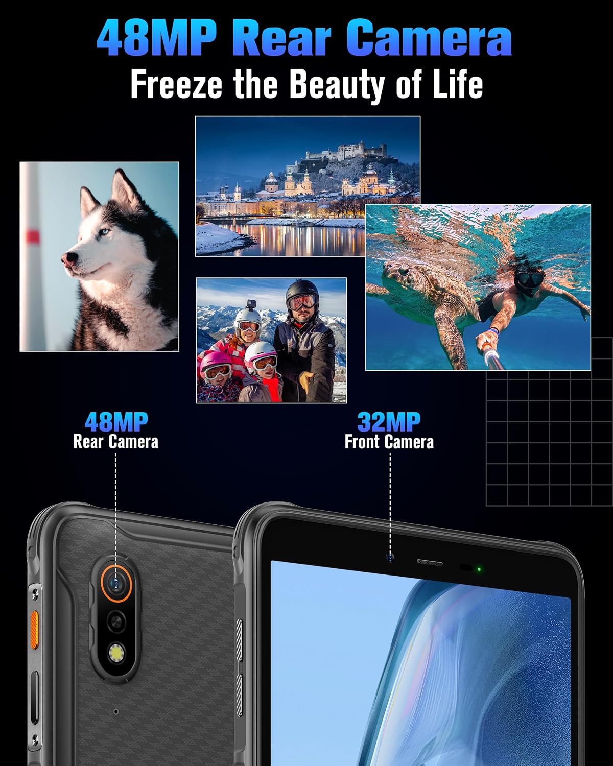 Ulefone Armor Pad Pro Outdoor Tablet 8.0 Inch HD+ Mini Tab
