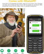 Ulefone Armor Mini 5 Rugged Feature Phone with WhatsApp,2.8'' Touch Screen