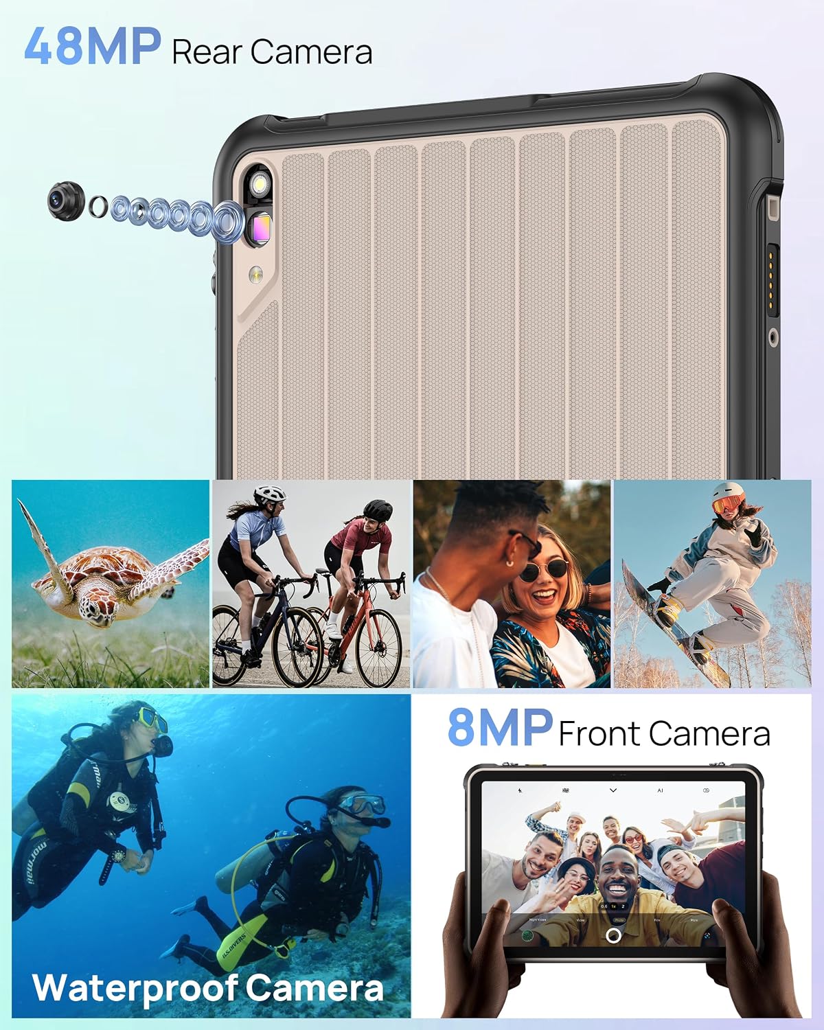 Ulefone RugKing Pad 2 Pro Rugged Tablet 10.1'' 90Hz Android 16 16GB+128GB 10200mAh
